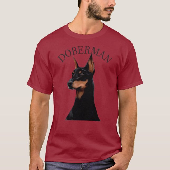 T-shirt Les amateurs de Doberman (Devant)