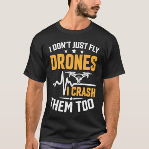 T-shirt Les amateurs de drones pilotes Les ailes ne volent