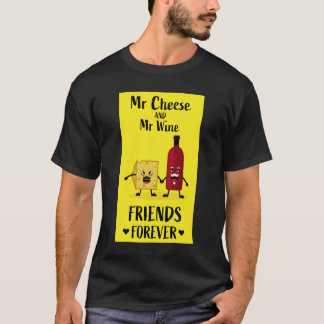 T-shirt Les Amateurs De Fromage Et De Vins
