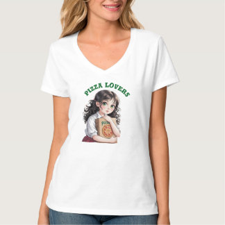 T-shirt Les amateurs de pizzas