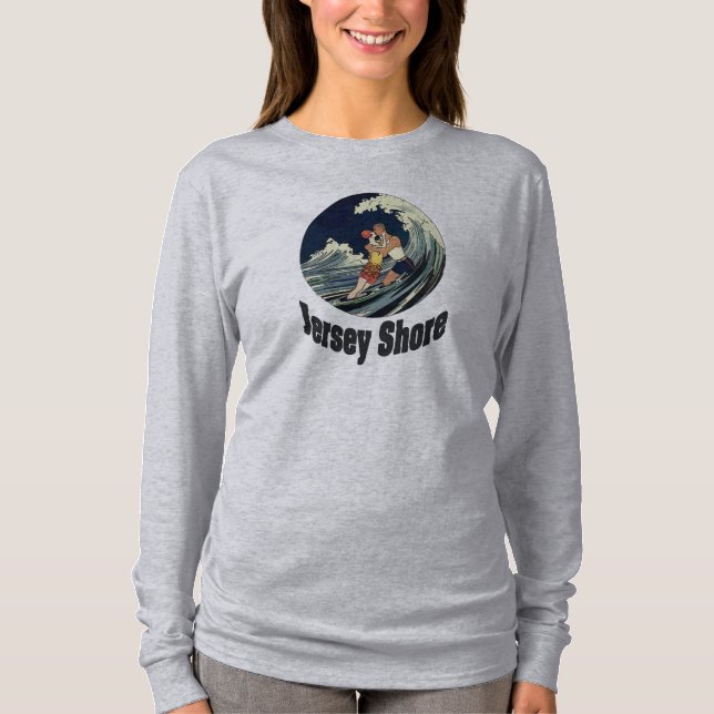 T-shirt Les amateurs de vagues de Jersey Shore (Devant)