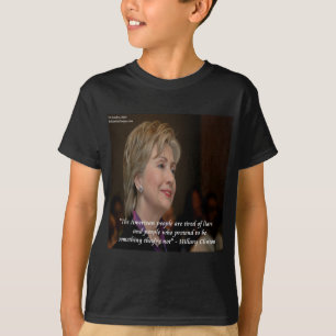 T-shirt Les Américains d'Hillary Clinton sont fatigués