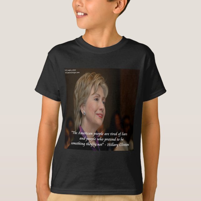 T-shirt Les Américains d'Hillary Clinton sont fatigués (Devant)