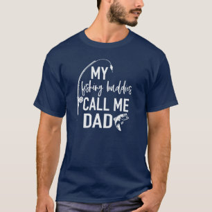 T-shirt Les amis de la pêche appellent-moi papa