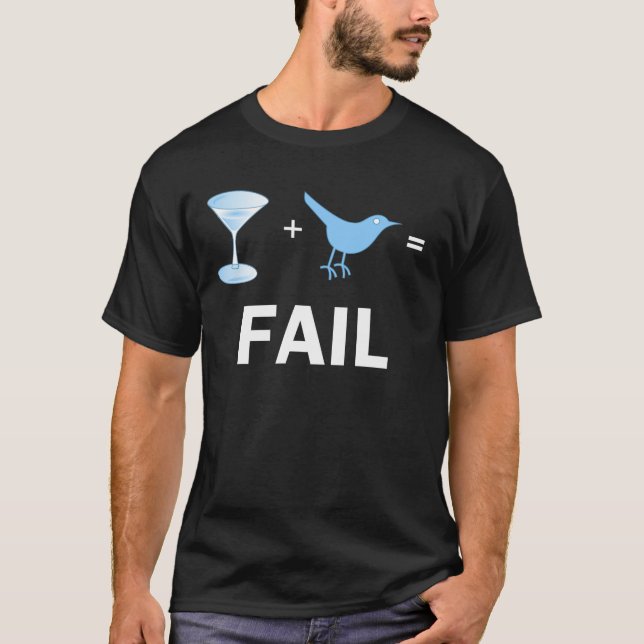 T-shirt Les amis ne laissent pas le bip d'amis ivre (Devant)