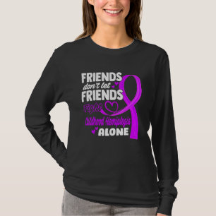 T-shirt Les amis ne laissent pas les amis combattre l'enfa