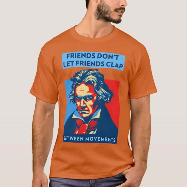 T-shirt Les amis ne laissent pas les amis s'accrocher entr (Devant)