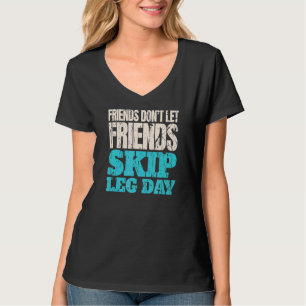 T-shirt Les amis ne laissez pas les amis sauter la journée
