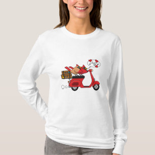 T-shirt Les amoureux du Cardinal Rouge sur Scooter