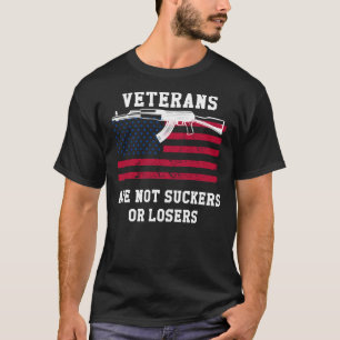 T-shirt Les Anciens Combattants Ne Sont Pas Des Suckers Ou