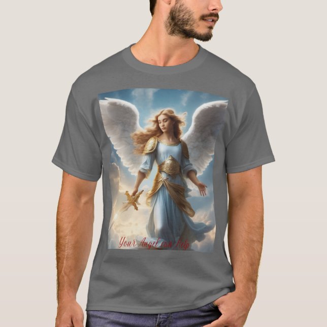 T-shirt Les anges aident les hommes (Devant)