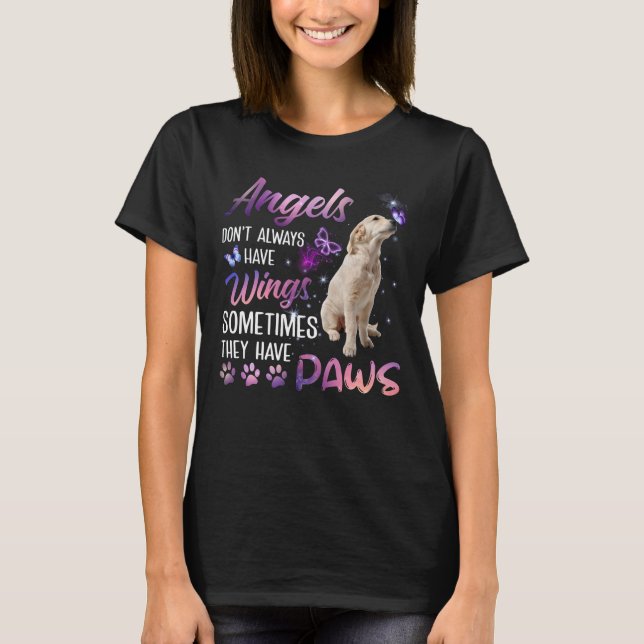 T-shirt Les anges n'ont pas toujours d'ailes, parfois ils (Devant)