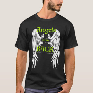 T-shirt Les anges ont mon dos Inspirationnel ailes religie