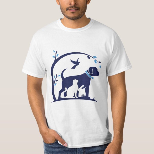 T-shirt Les animaux mignons (Devant)