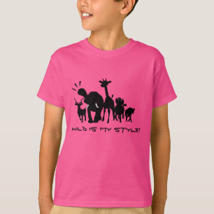 T-shirt Les animaux sauvages du Safari