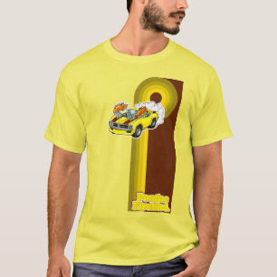 T-shirt Les années 1970 jaunes Pontiac Firebird