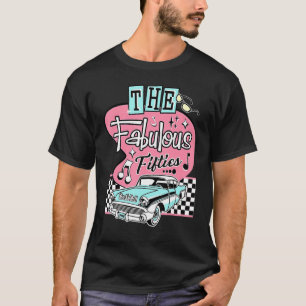 T-shirt les années 50 Rockabilly Vintage Vêtements Des Ann