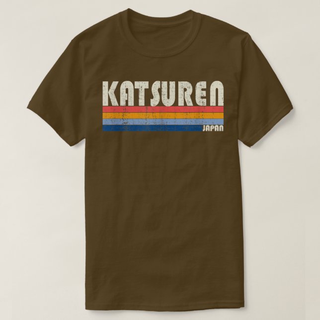 T-shirt Les années 70 80s Style Katsuren, Japon (Design devant)