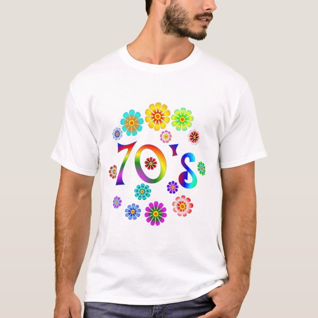 T-shirt les années 70 amour (Devant)