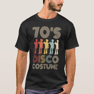 T-shirt les années 70 Costume Disco 70 Styles 1970 Hommes