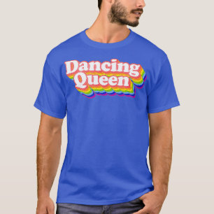 T-shirt les années 70 Disco Rainbow Dancing Queen