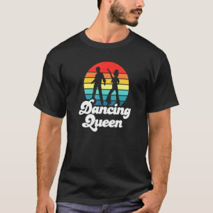 T-shirt les années 70 Disco Retro Sunset Dancing Queen 1