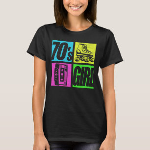 T-shirt les années 70 Fille 1970s Mode 70 Thème Soirée