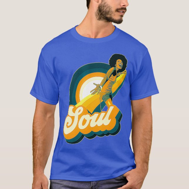 T-shirt les années 70 Funk Afro Disco Soul (Devant)