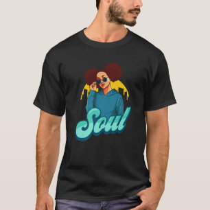 T-shirt les années 70 Funk Soul Disco Vintage Retro Afro D