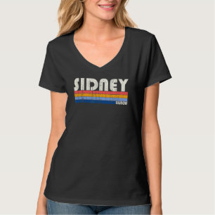T-shirt Les années 70 rétro Vintage 80s Style Sidney Illin