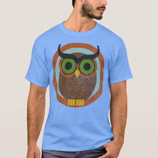 T-shirt les années 70 Style Owl défraîchi Baseball