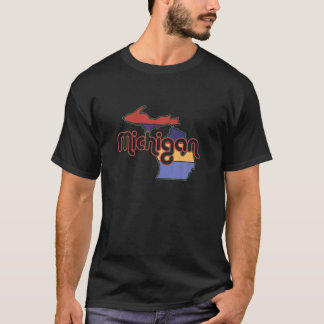 T-shirt les années 70 Style rétro Upper Peninsula Great La
