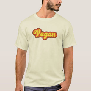 T-shirt les années 70 végétalien