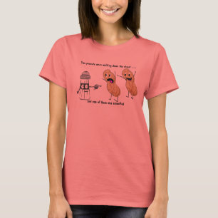T-shirt Les ARACHIDES, deux arachides descendaient le