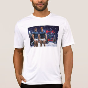 T-shirt Les arbres de Noël lumineux de SlipperyJoe deux mu