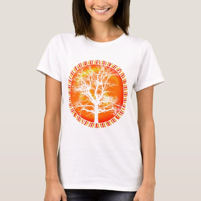 T-shirt Les arbres sont constants (Devant)