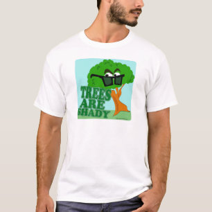T-shirt Les Arbres Sont Un Dessin Naturel Ombragé