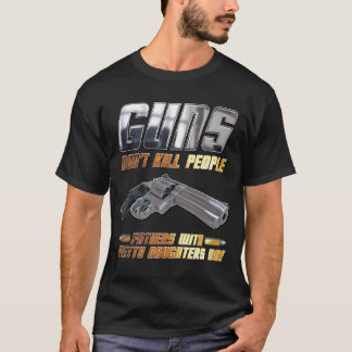 T-shirt Les armes à feu ne tuent pas des personnes