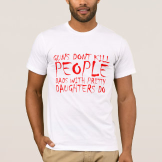 T-shirt Les armes à feu ne tuent pas des personnes, fille