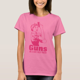 T-shirt Les armes à feu sont une chemise de meilleur ami