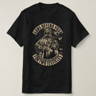 T-shirt les armes à feu vous défendent pour deux journées 