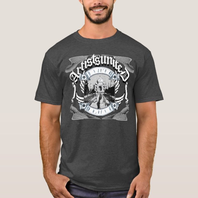T-shirt Les artistes ont uni l'édition du Taj Mahal (Devant)