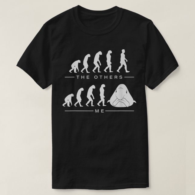 T-shirt Les autres et Me Evolution Blobfish (Design devant)