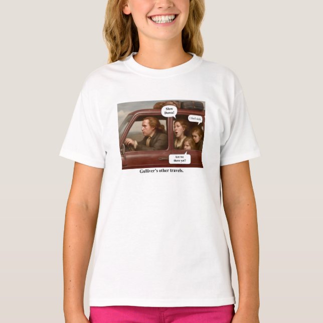 T-shirt Les autres voyages de Gulliver. (Devant)