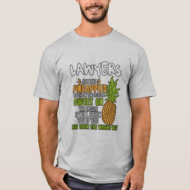 T-shirt Les Avocats Sont Comme Des Ananas. (Devant)