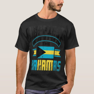 T-shirt Les Bahamas Les Plus Heureux Quand Je Suis Dans Le