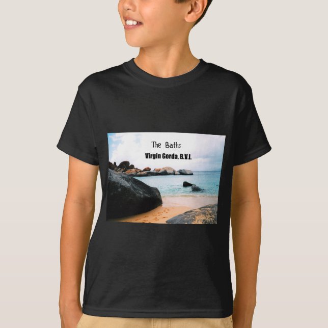 T-shirt Les Bains, Virgin Gorda B.V.I. (Devant)