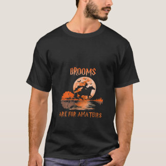 T-shirt Les balais pour femmes sont pour les amateurs d'éq