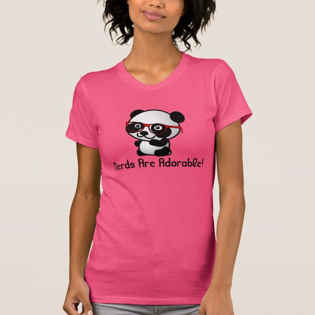 T-shirt Les ballots sont panda mignon adorable avec les (Devant)