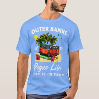 T-shirt Les Banques Extérieures Pogue Life Paradise On Ear